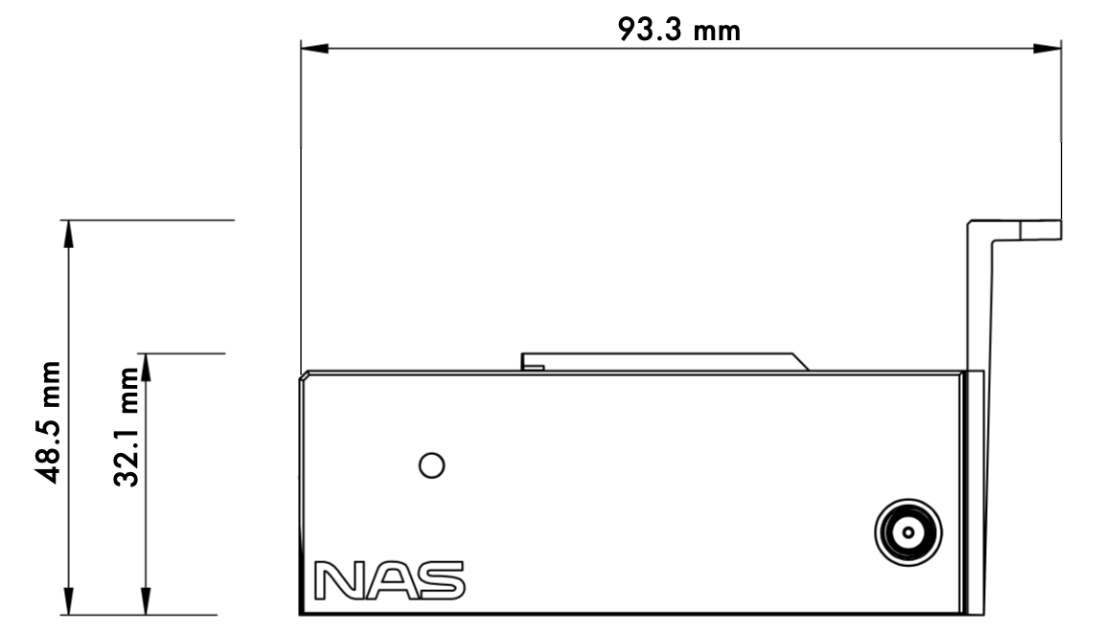 Dimension drawing of CM3063A