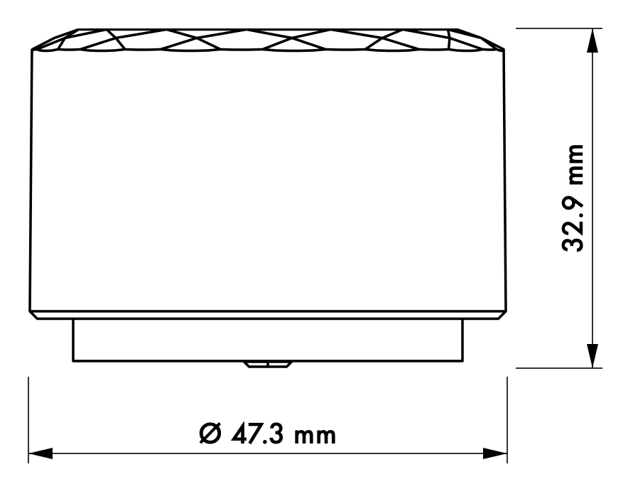 Dimension drawing of UL2034A